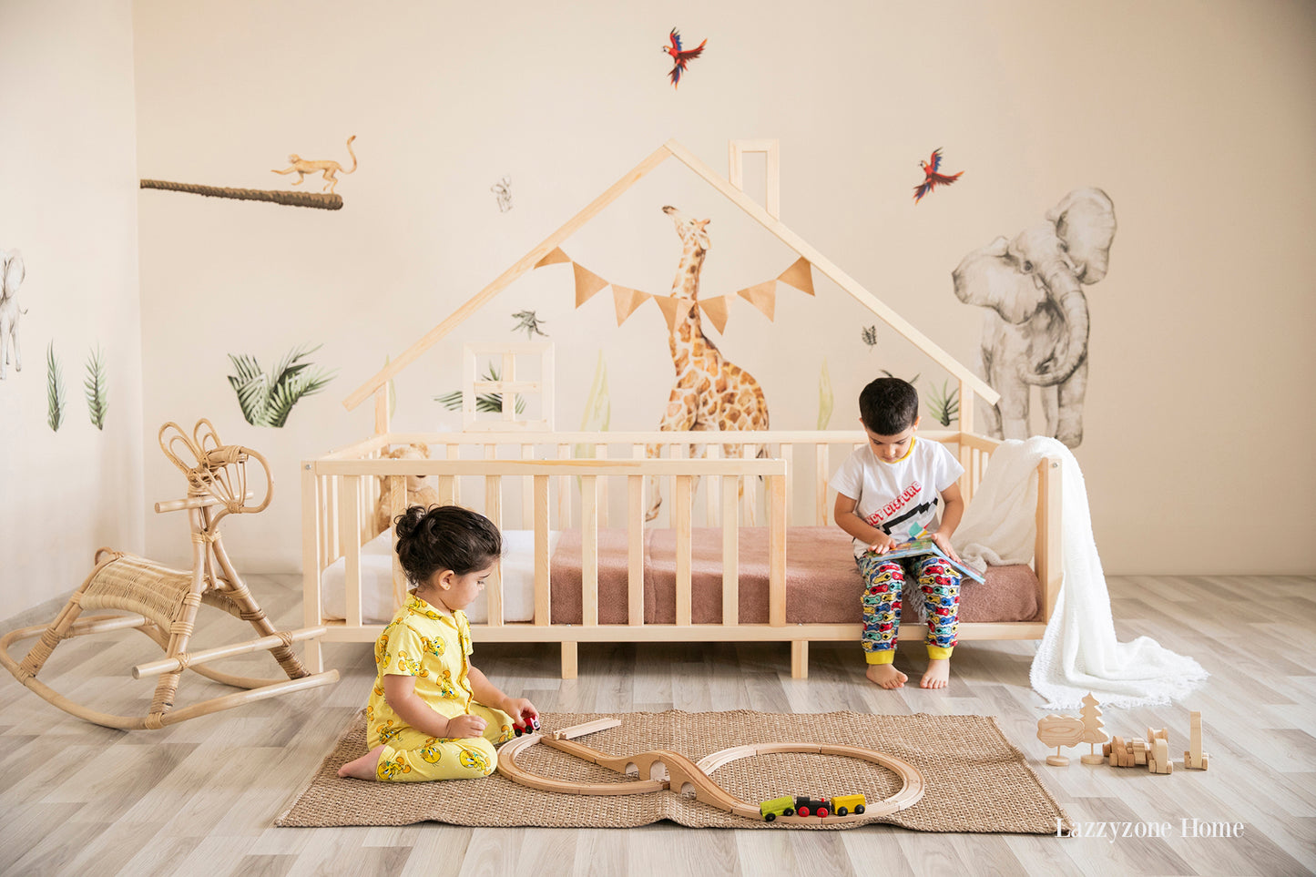 Kids Floor Bed with Montessori